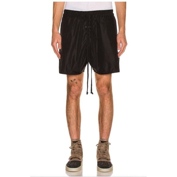 Fear of God Track Shorts Black
